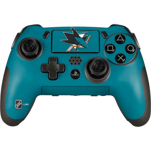 NHL San Jose Sharks Solid Background PlayStation Scuf Vantage 2 Controller Skin